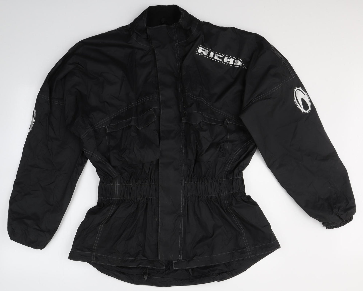 Richa Mens Black   Motorcycle Jacket Jacket Size XL  Zip