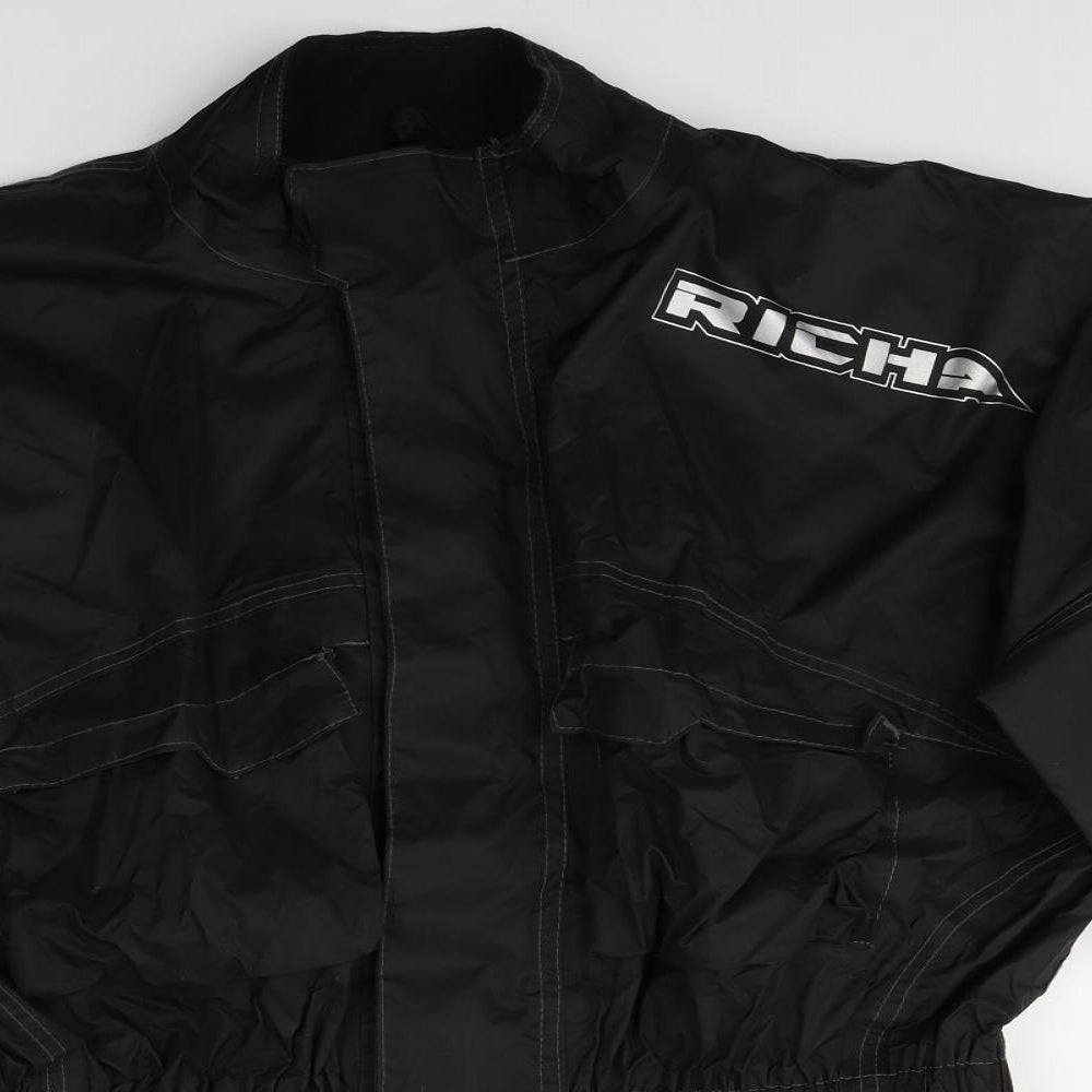 Richa Mens Black   Motorcycle Jacket Jacket Size XL  Zip