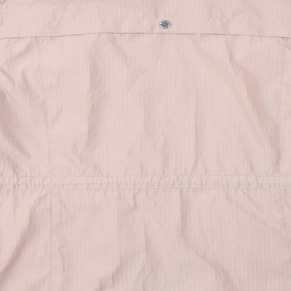 Marks and Spencer Womens Pink   Parka Coat Size 18  Zip