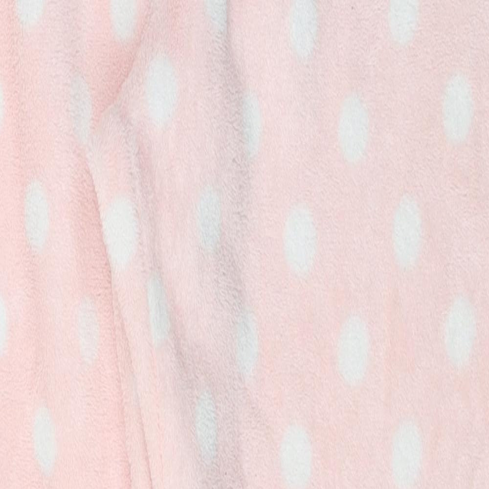 Love to Lounge Womens Pink Polka Dot Polyester Capri Lounge Pants Size M