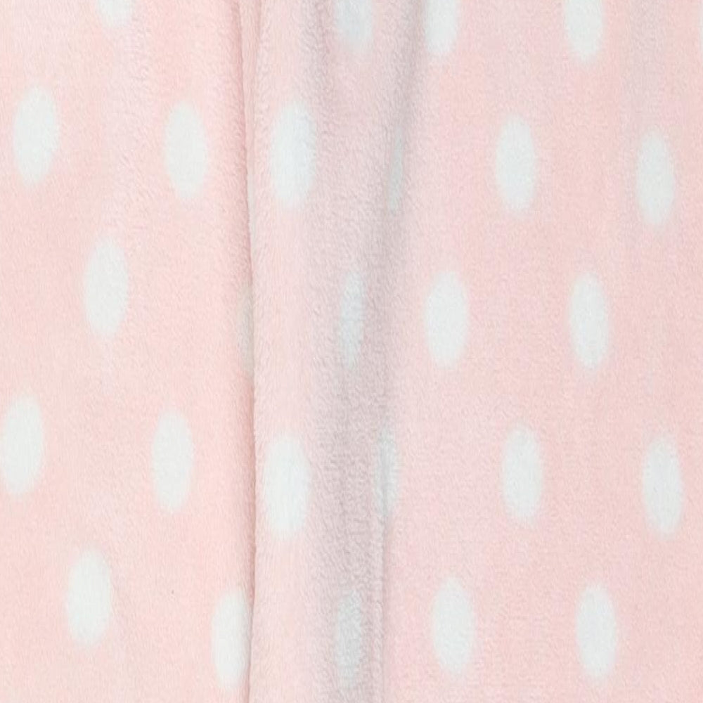 Love to Lounge Womens Pink Polka Dot Polyester Capri Lounge Pants Size M