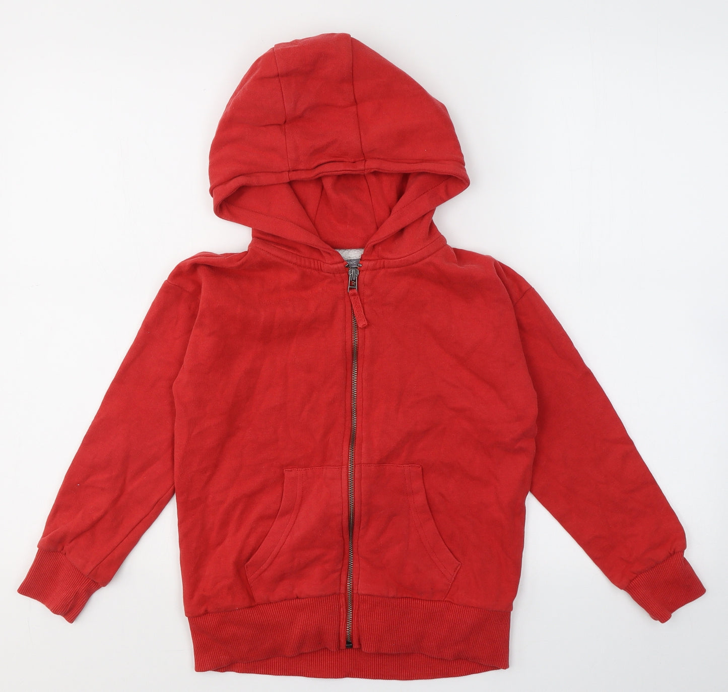 NEXT Boys Red  Cotton Full Zip Hoodie Size 9 Years
