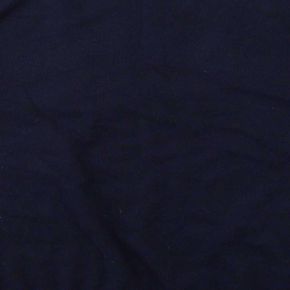 Wallis Womens Blue Round Neck  Acrylic Pullover Jumper Size 20   - Happy