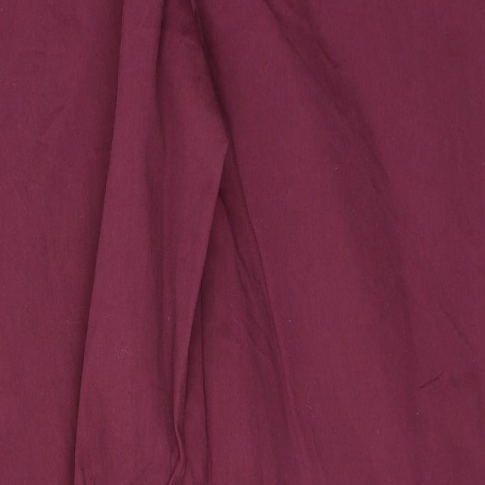 Lands' End Womens Red  Cotton Straight Jeans Size 16 L30 in Regular
