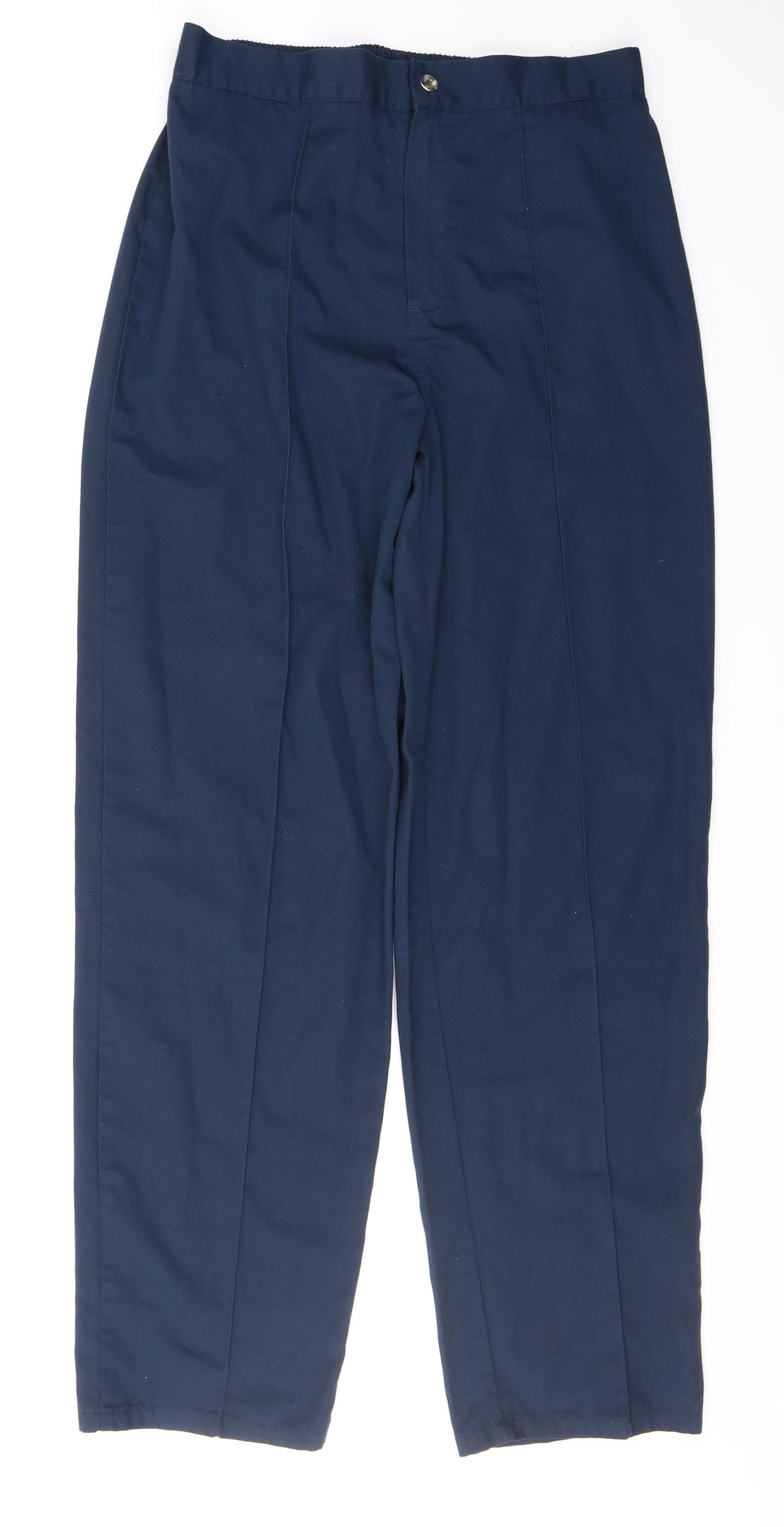 Alexandera Womens Blue  Polyester Trousers  Size 16 L32 in Regular