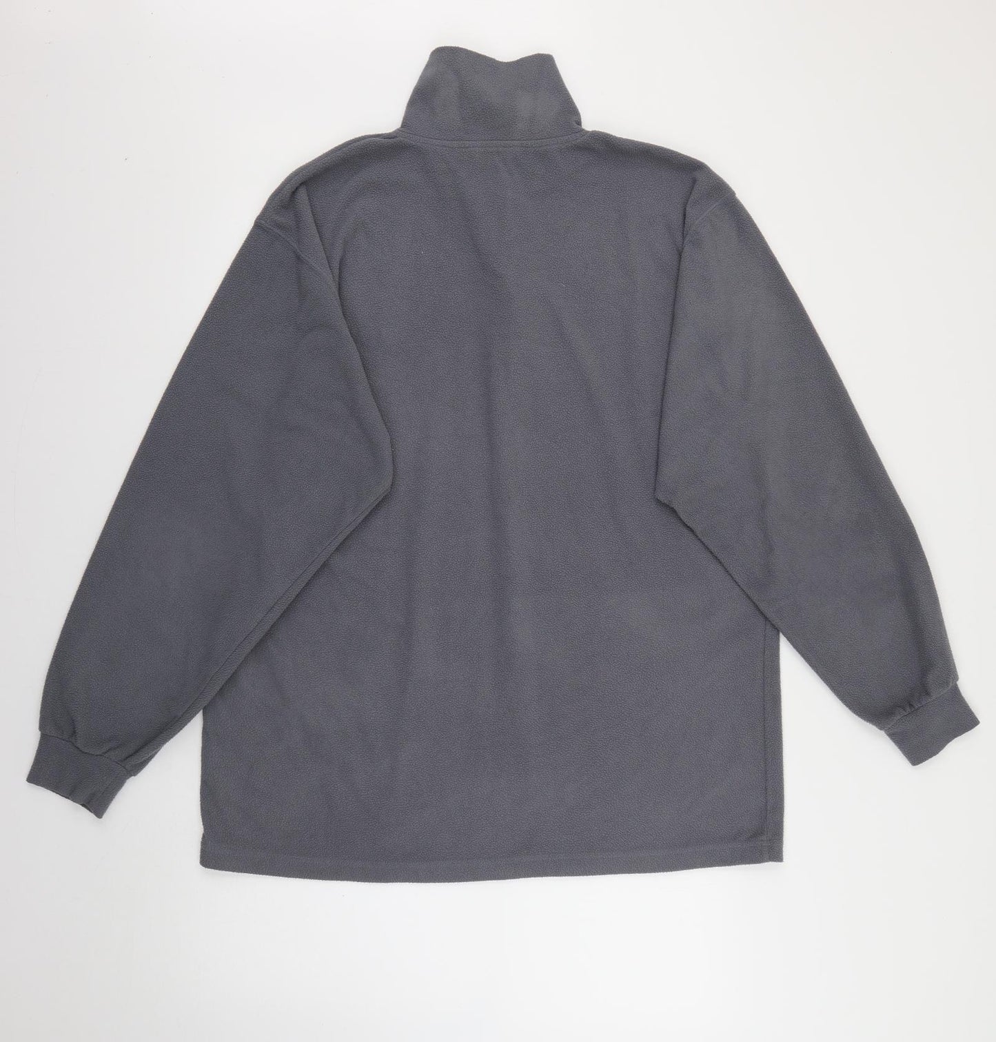 Rodeo Mens Grey High Neck  Polyester Pullover Jumper Size L