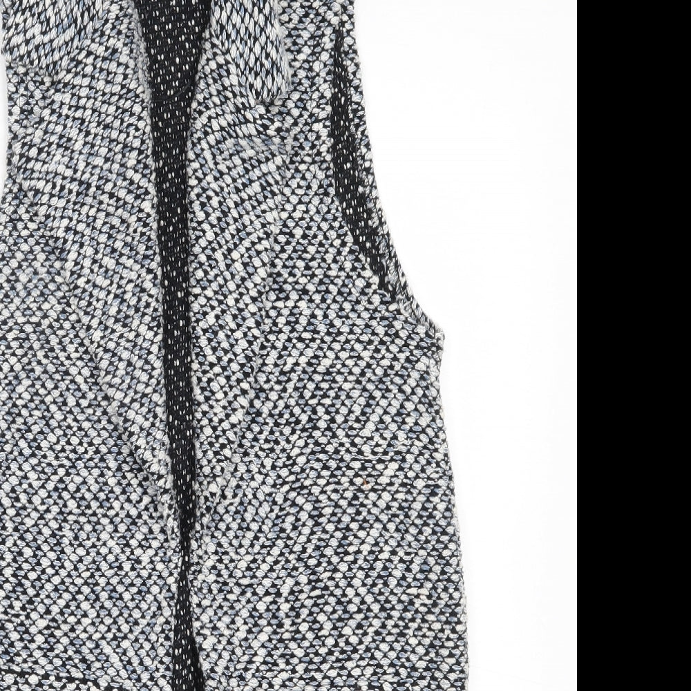 Atmosphere Womens Blue Round Neck  Cotton Cardigan Jumper Size 10