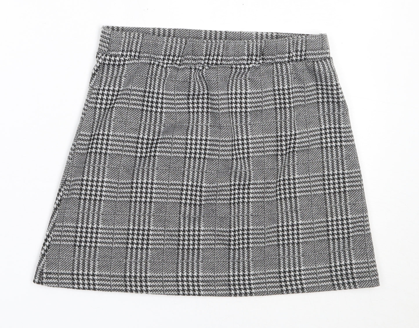 F&F Girls Grey  Polyester Mini Skirt Size 10-11 Years  Regular