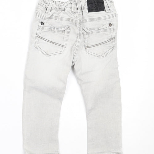 NEXT Boys Grey  Cotton Capri Jeans Size 12-18 Months