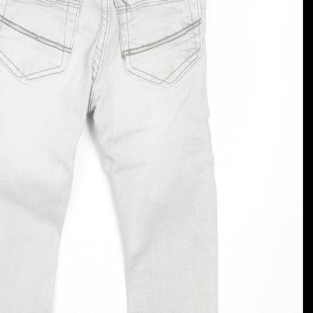 NEXT Boys Grey  Cotton Capri Jeans Size 12-18 Months