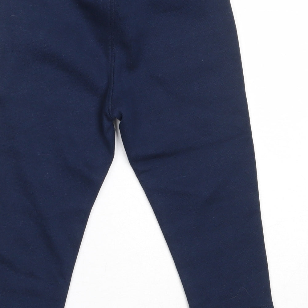 Urban Rascals Boys Blue  Polyester Jogger Trousers Size 12-18 Months