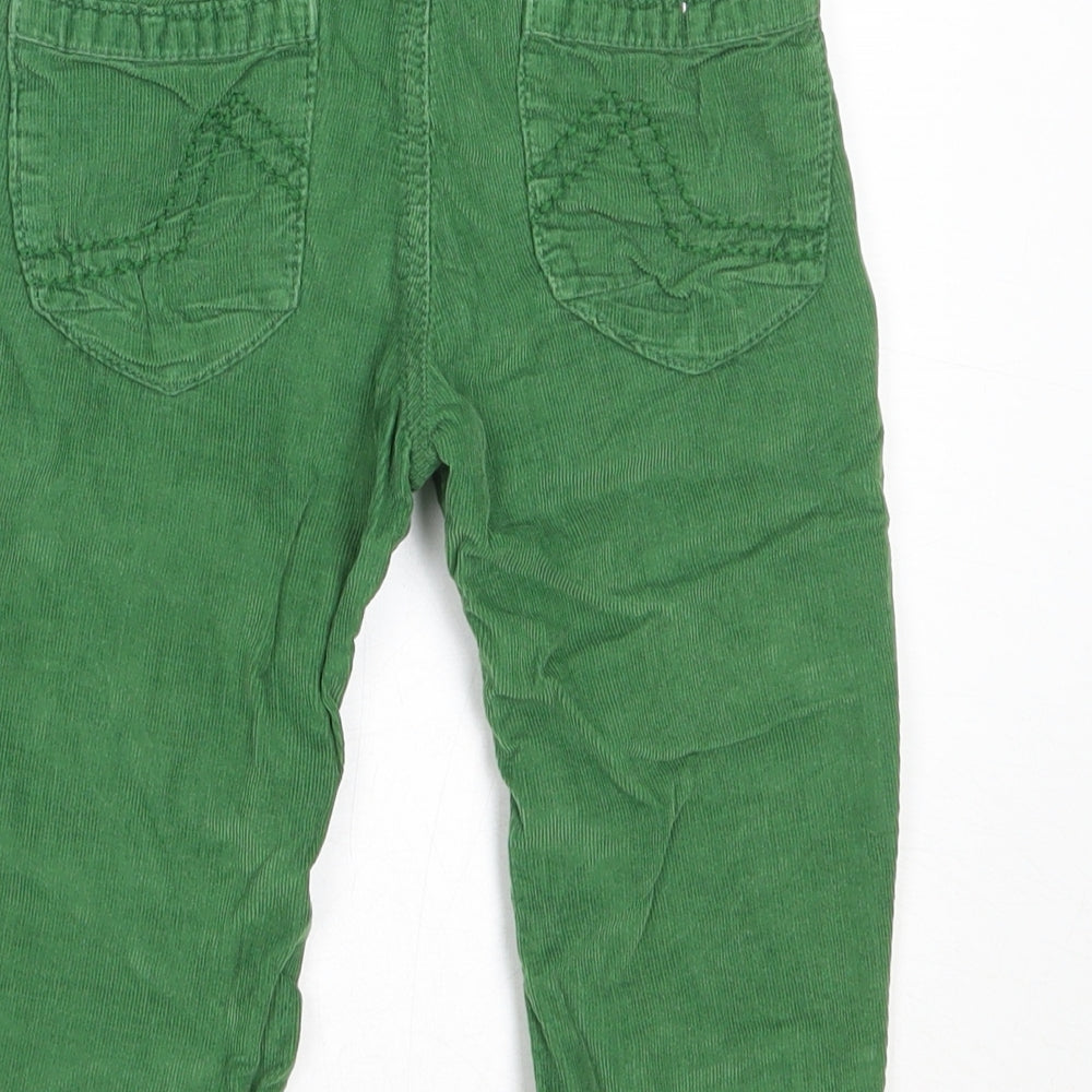 Marks and Spencer Boys Green  Cotton Capri Trousers Size 12-18 Months