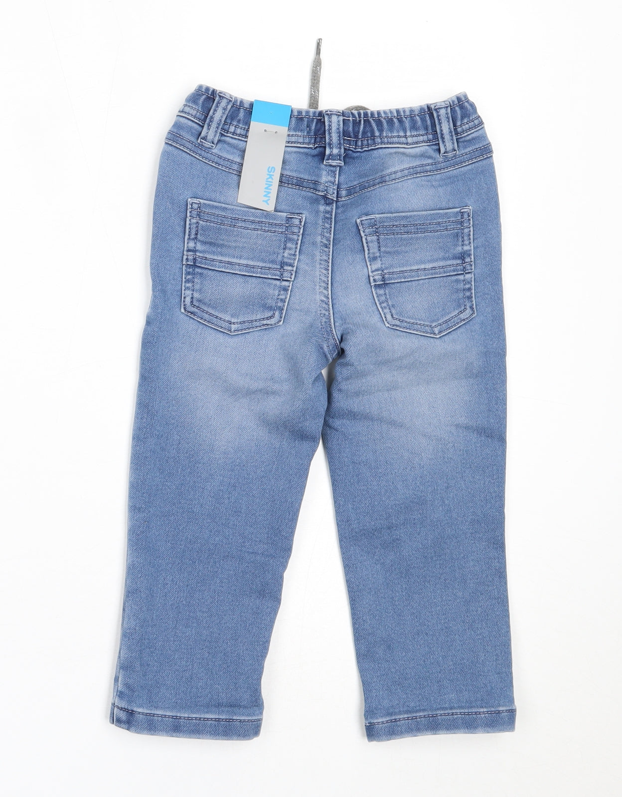 Blue Zoo Boys Blue  Cotton Capri Jeans Size 18-24 Months