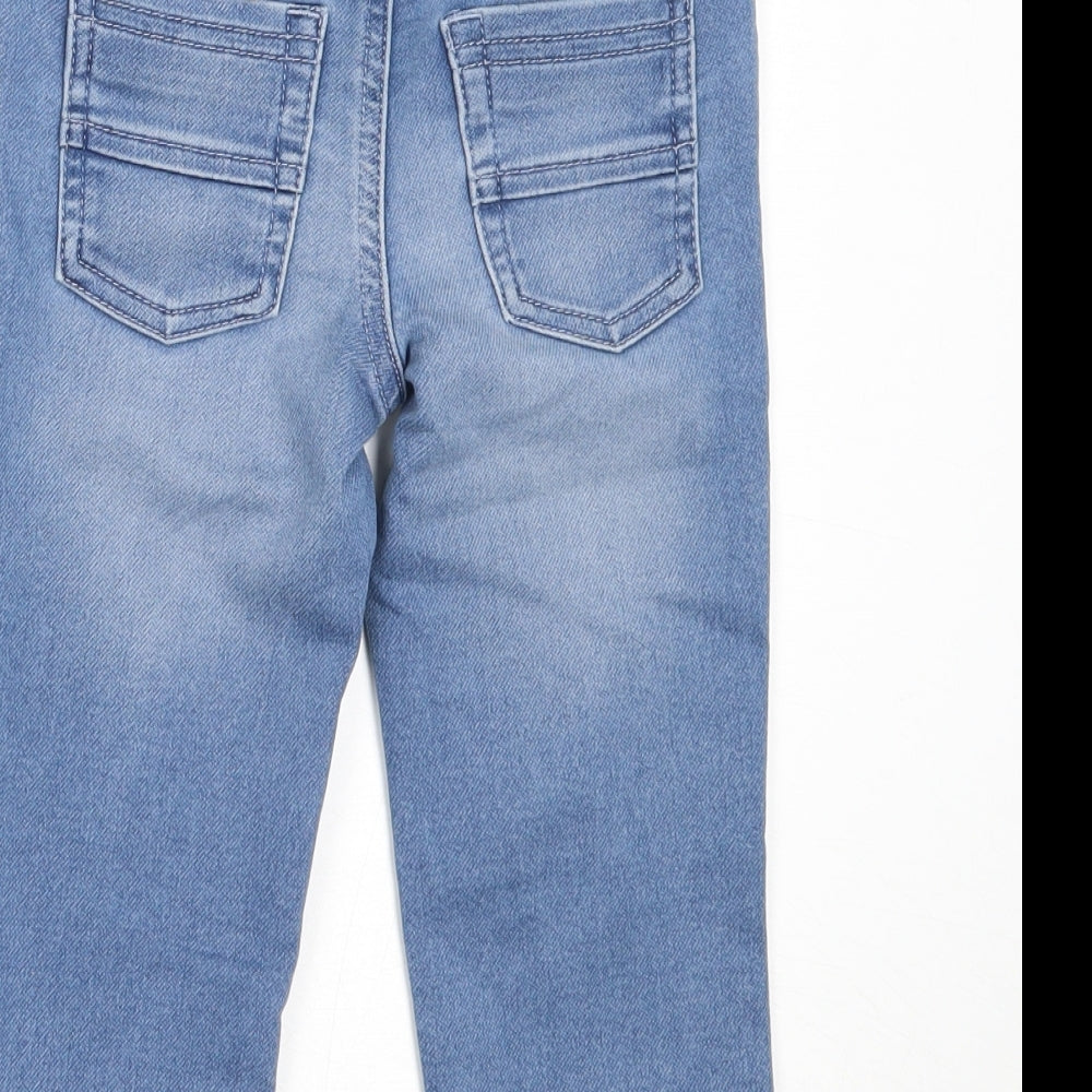 Blue Zoo Boys Blue  Cotton Capri Jeans Size 18-24 Months