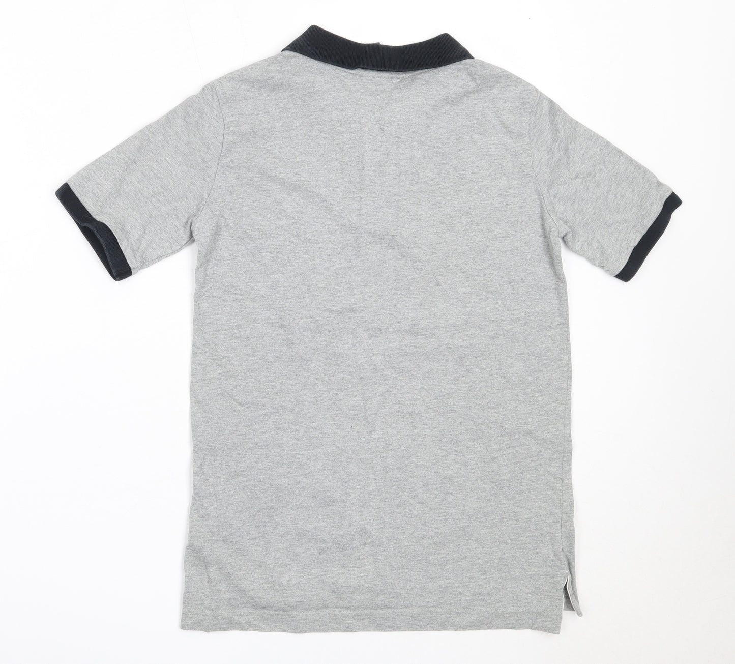 Nike Boys Grey  Cotton Basic Polo Size 12-13 Years Collared