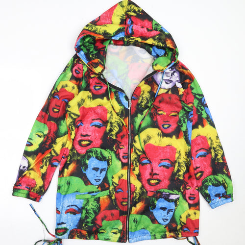 Preworn Womens Multicoloured  Cotton Full Zip Hoodie Size XL  Zip - madonna