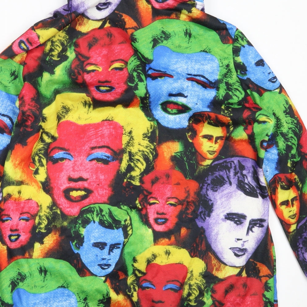 Preworn Womens Multicoloured  Cotton Full Zip Hoodie Size XL  Zip - madonna