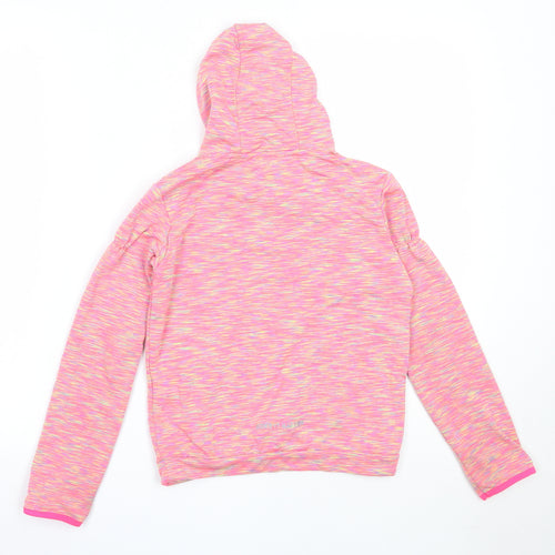 Dunnes Stores Girls Pink  Polyester Pullover Hoodie Size 7-8 Years