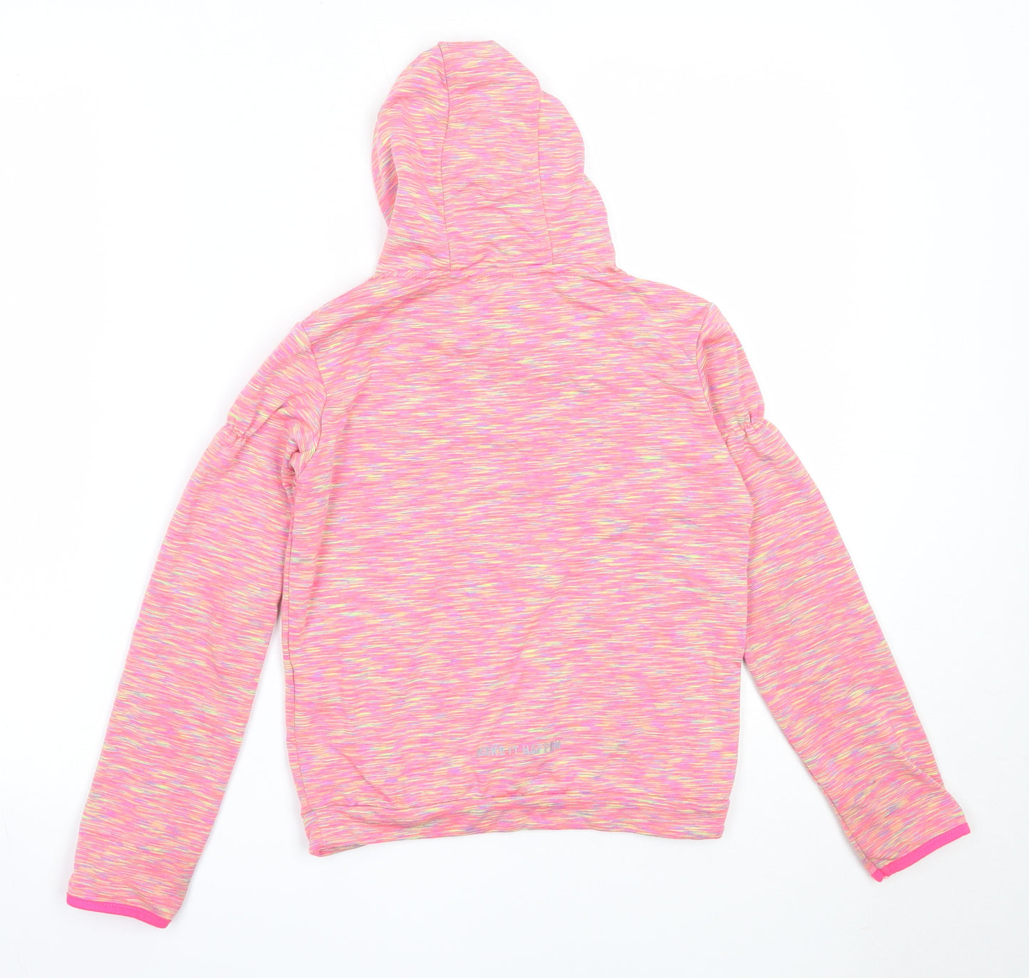 Dunnes Stores Girls Pink  Polyester Pullover Hoodie Size 7-8 Years