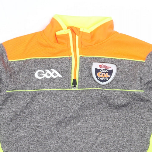 O'Neills Boys Grey  Polyester Henley Sweatshirt Size 2 Years