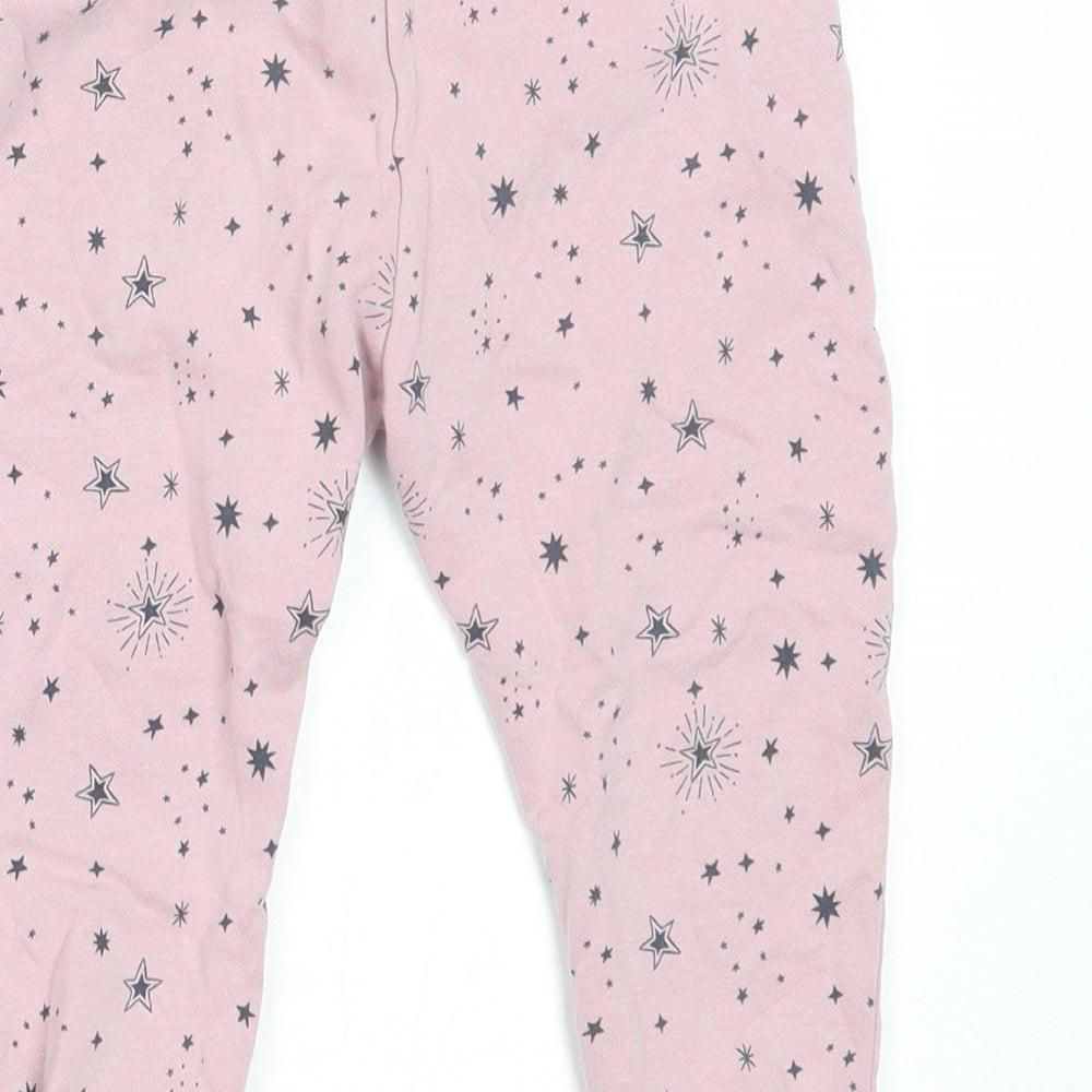George Girls Pink  Cotton Jogger Trousers Size 2-3 Years  Regular