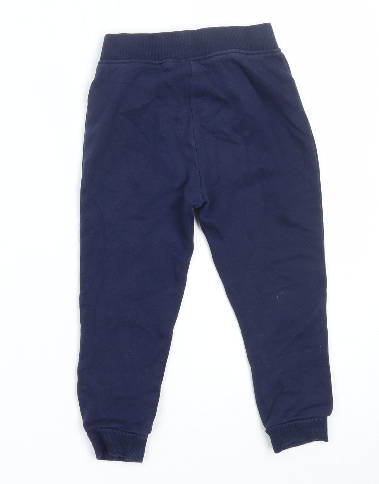 Dunnes Stores Girls Blue  Cotton Jogger Trousers Size 2-3 Years  Regular