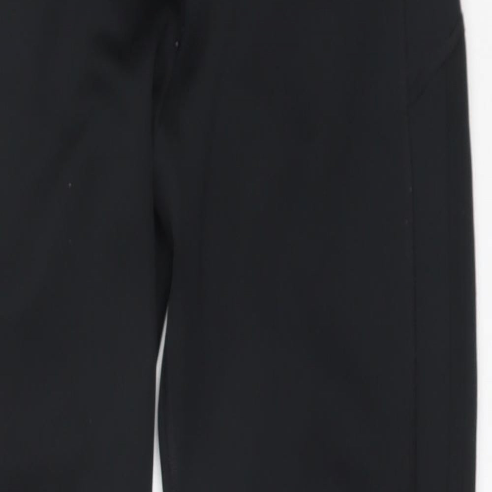 adidas Womens Black  Polyester Capri Leggings Size M L25.5 in Regular