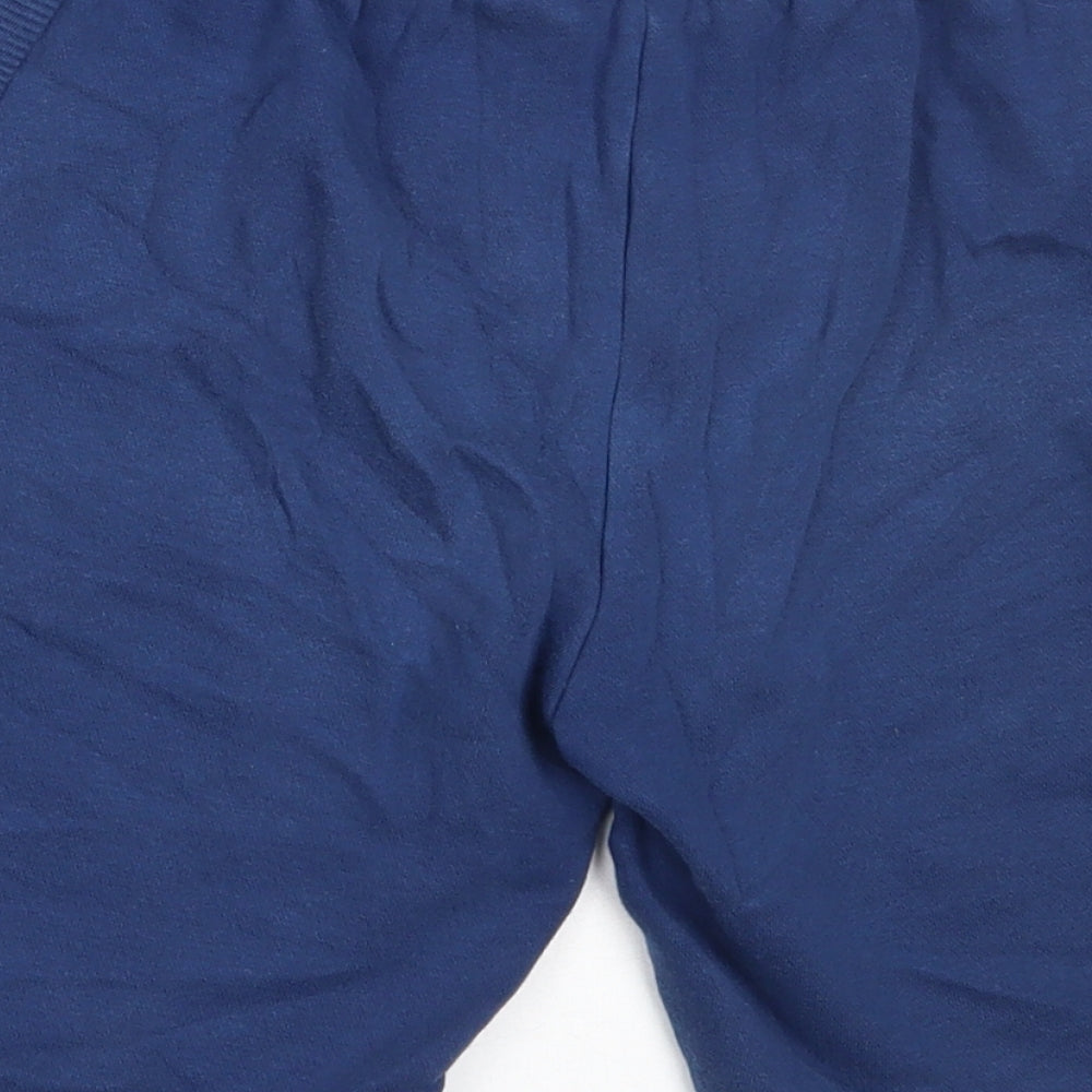 George Boys Blue  Cotton Sweat Shorts Size 11-12 Years  Regular