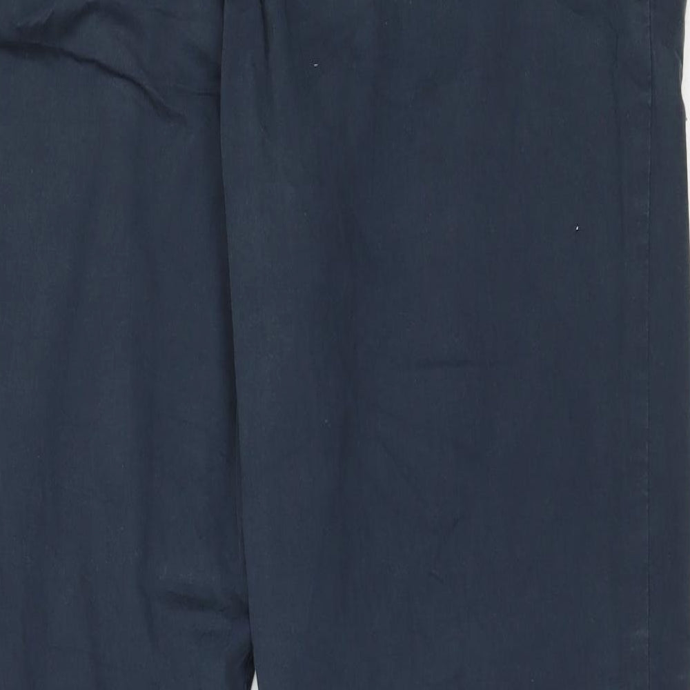Jacamo Mens Blue  Cotton Chino Trousers Size 44 in L31 in Regular