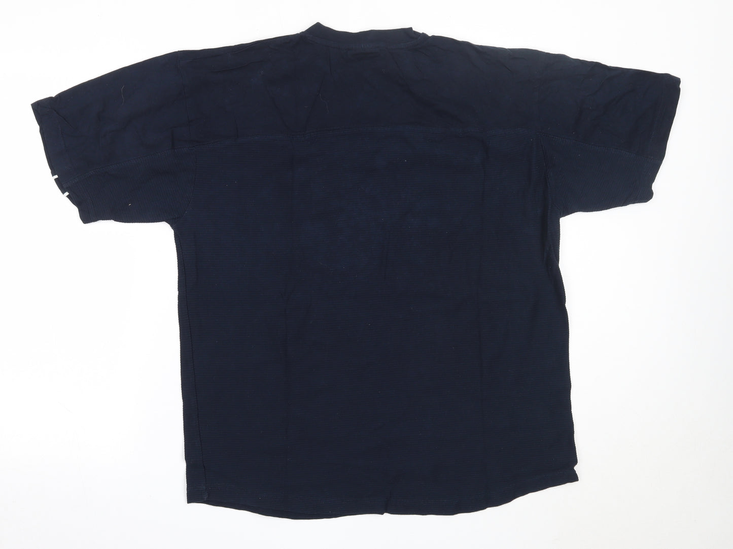 Patrick Mens Blue  Cotton  T-Shirt Size L V-Neck