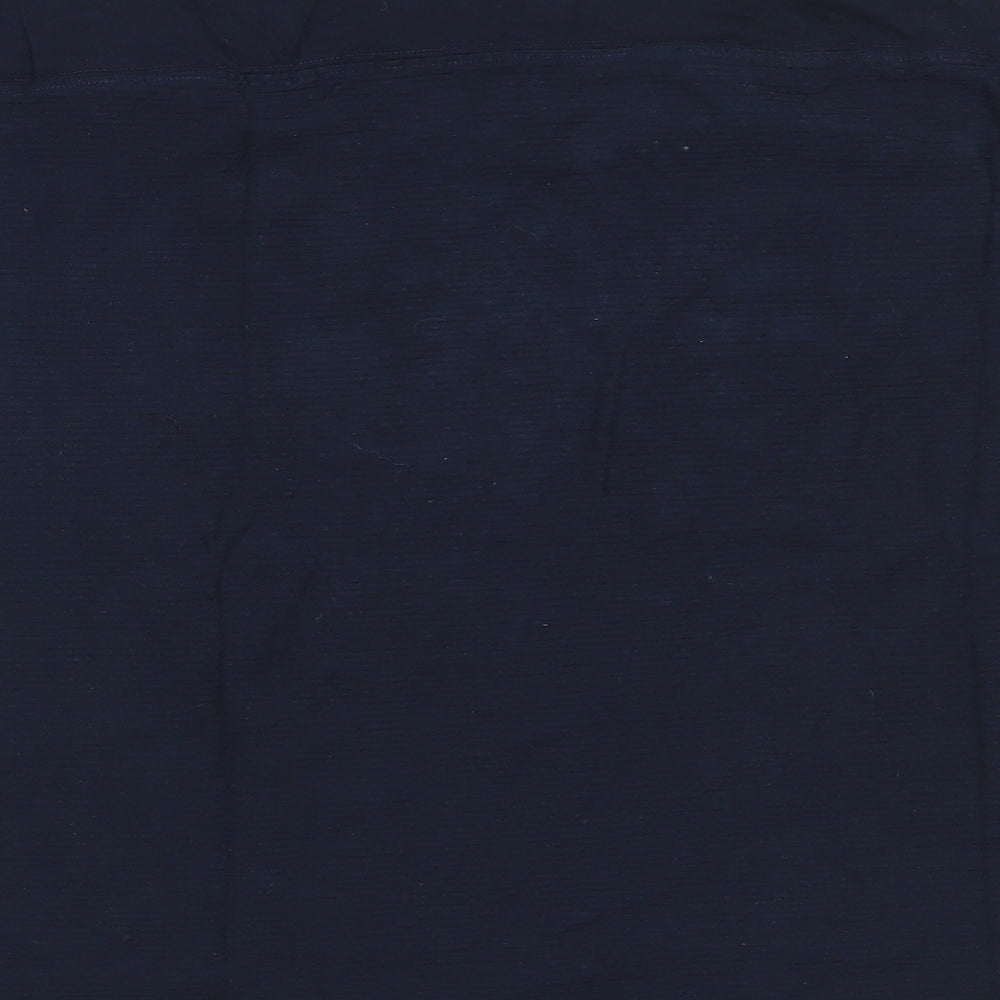 Patrick Mens Blue  Cotton  T-Shirt Size L V-Neck