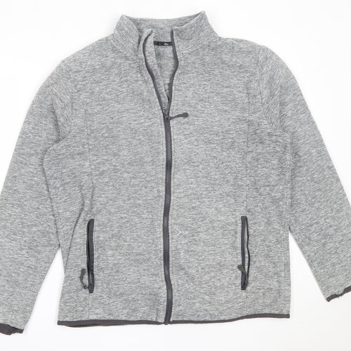 Crane Womens Grey   Jacket  Size L  Zip