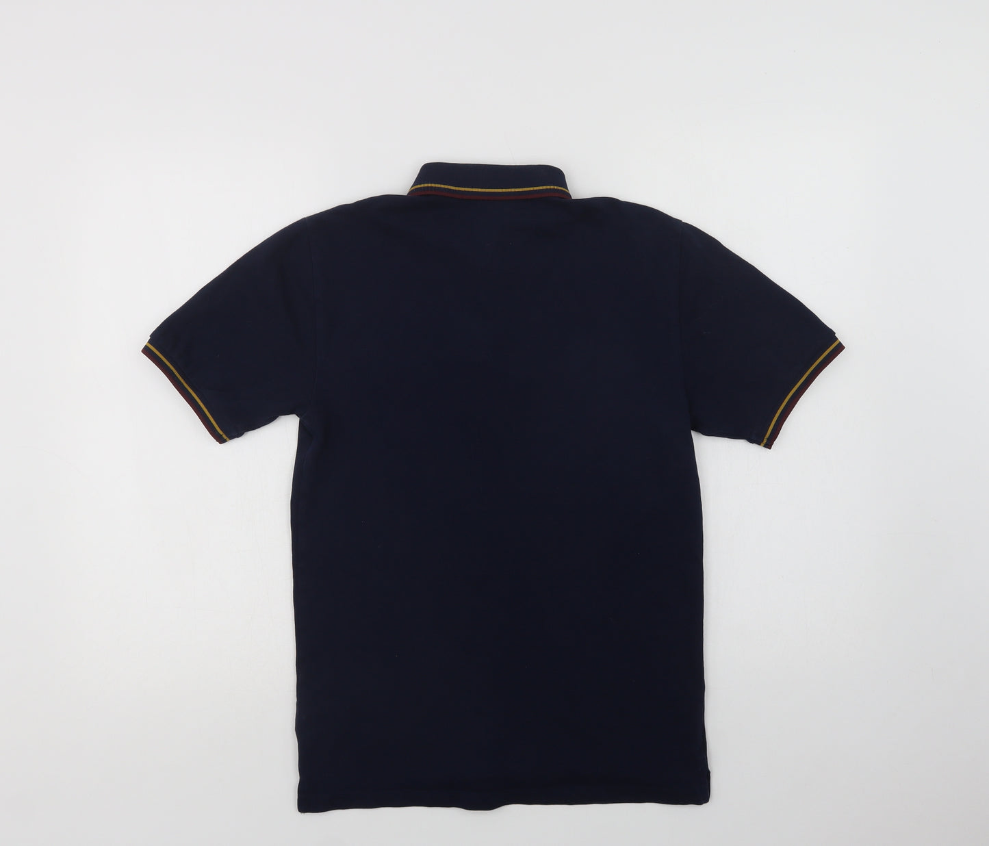 NEXT Mens Blue  Cotton  Polo Size S Collared Button