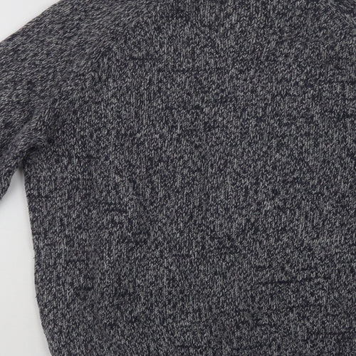 John Partridge Mens Blue Crew Neck  Wool Pullover Jumper Size M