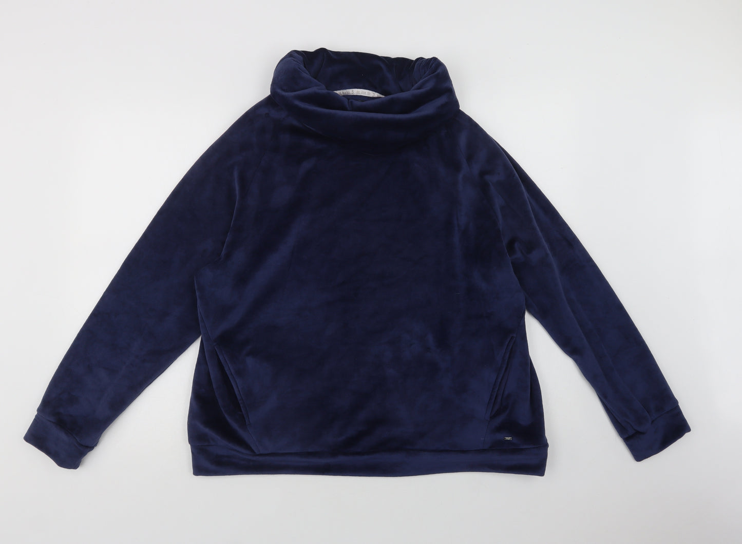 F&F Womens Blue  Polyester Top Lounge Set Size 18