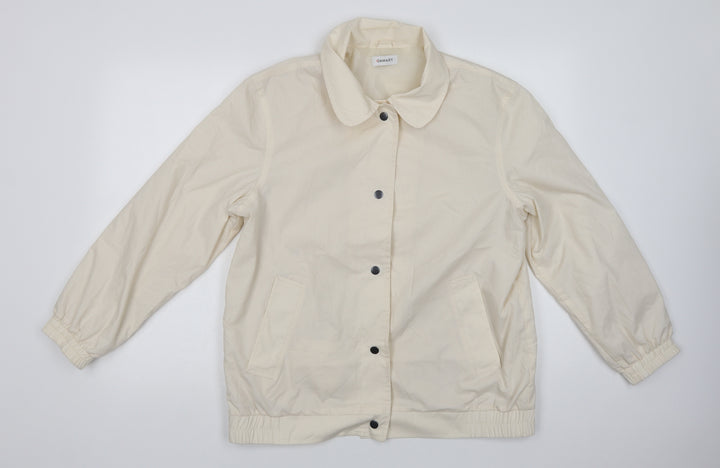 Damart Womens Ivory Jacket Size 14 Snap