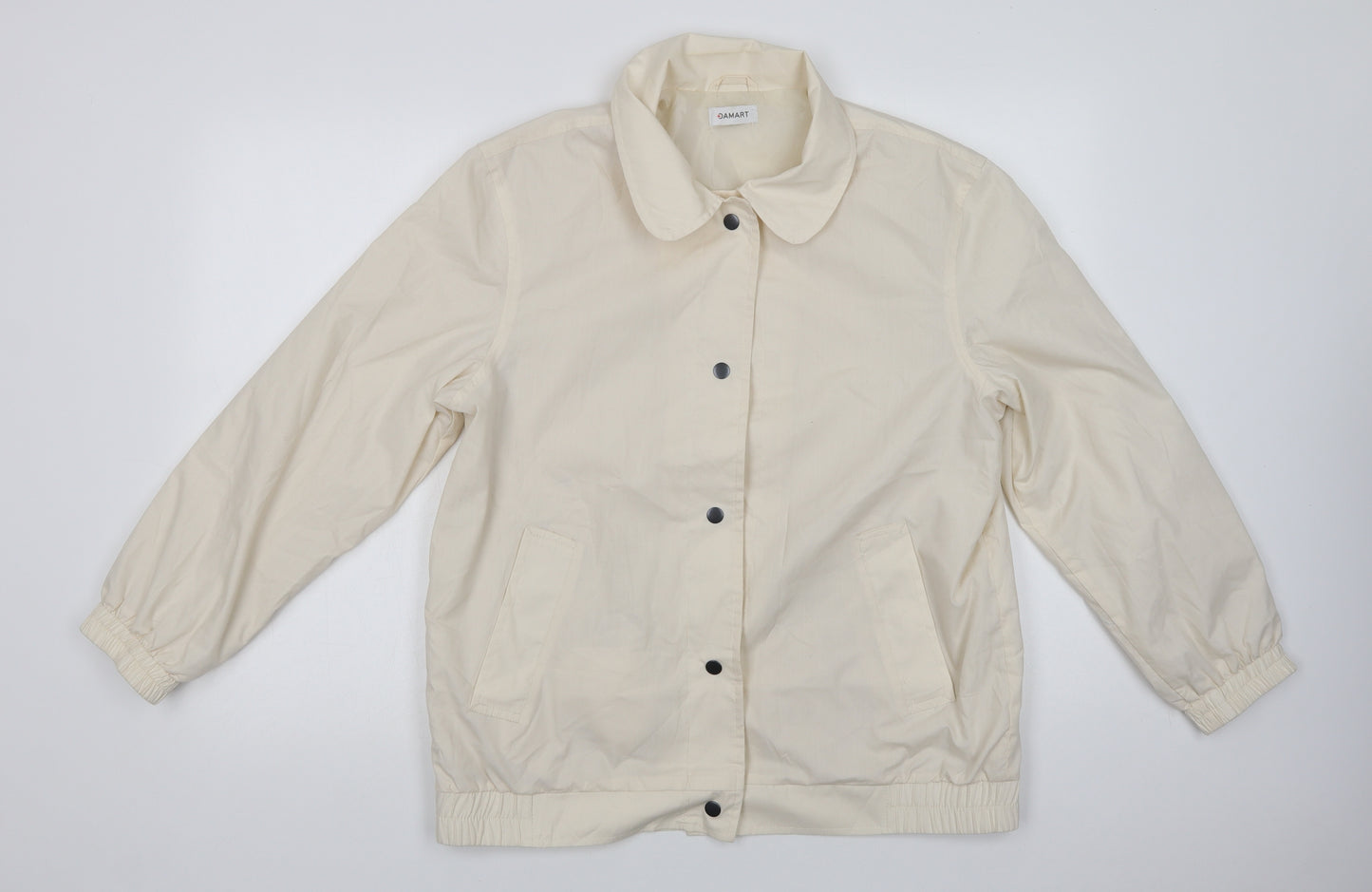 Damart Womens Ivory   Jacket  Size 14  Snap