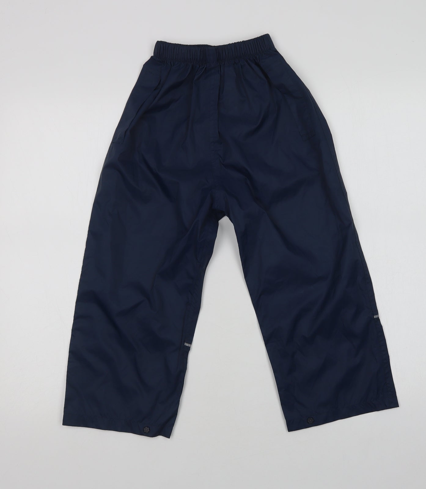 Regatta Boys Blue  Polyester Rain Trousers Trousers Size 5-6 Years  Regular