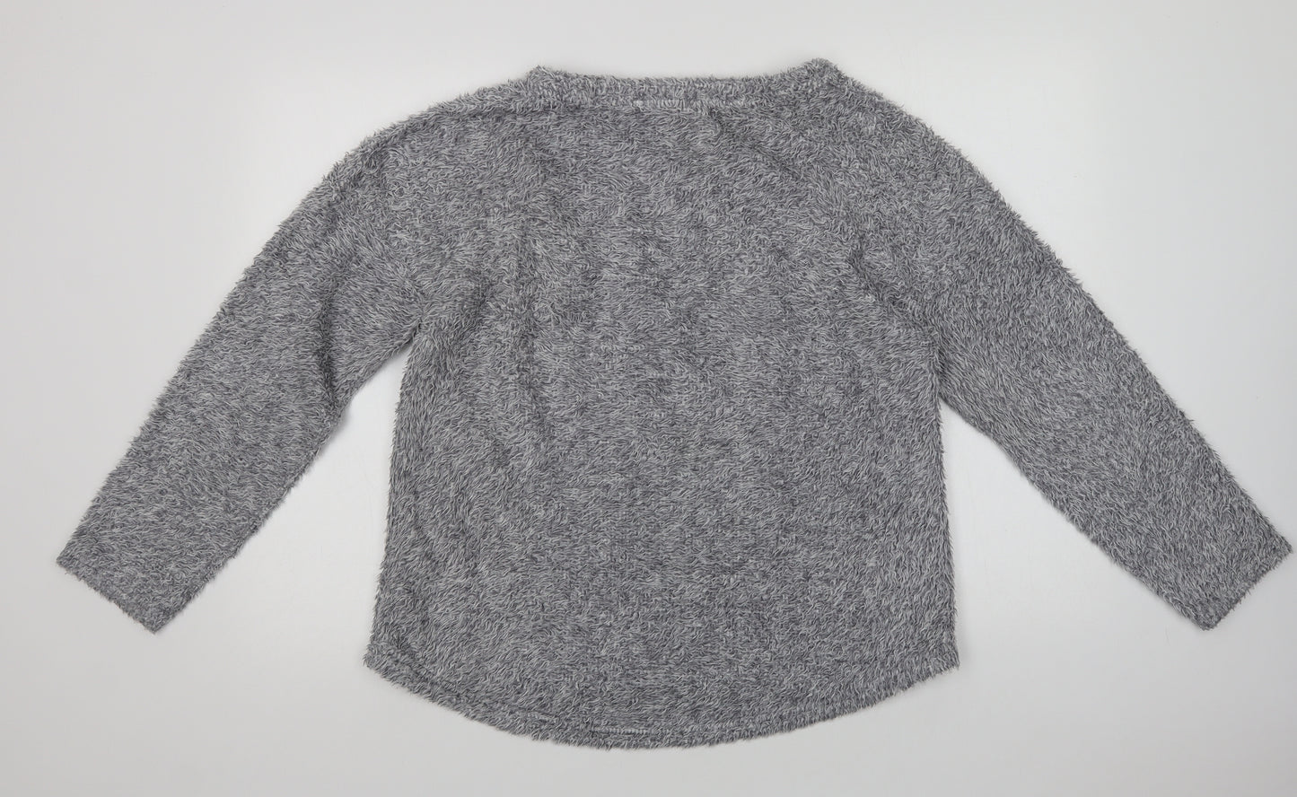 Jaclyn Intimates Womens Grey  Polyester Top Pyjama Top Size L   - Love