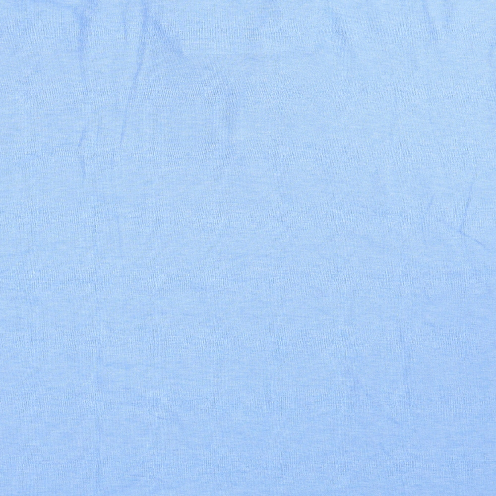 Blue Harbour Mens Blue  100% Cotton  Polo Size 2XL Collared Button