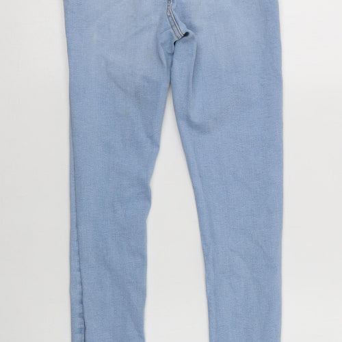 Primark Womens Blue  Cotton Jegging Jeans Size 10 L29 in Regular Button