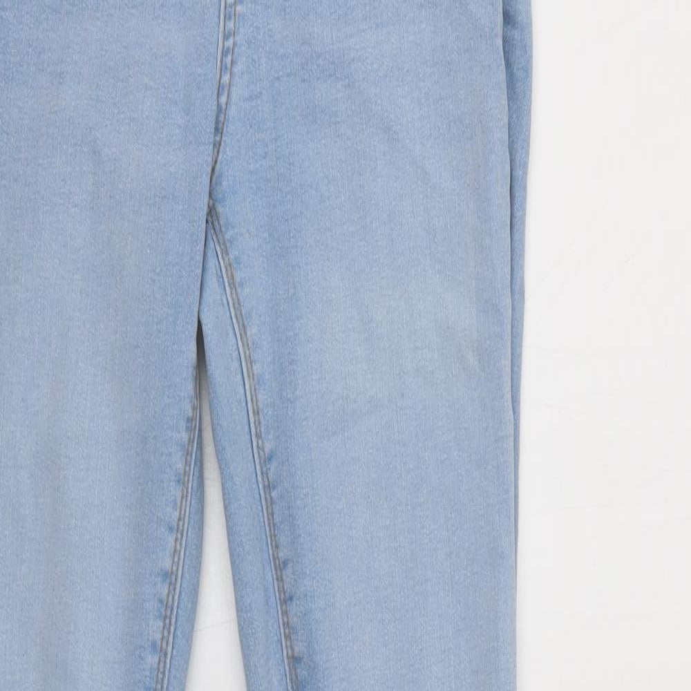 Primark Womens Blue  Cotton Jegging Jeans Size 10 L29 in Regular Button