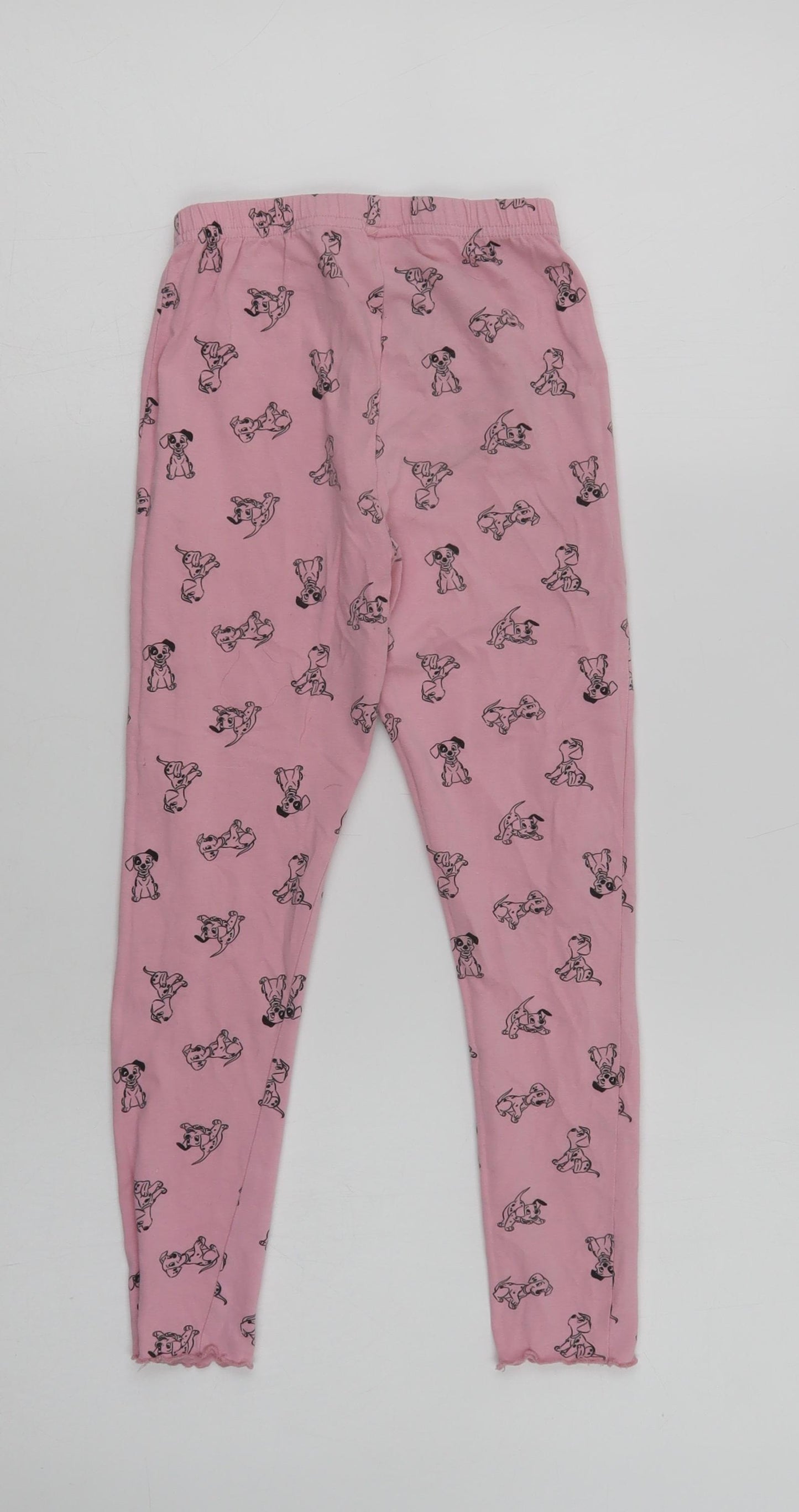 Very Girls Pink Geometric Cotton  Pyjama Pants Size 6-7 Years   - Dalmatian Print