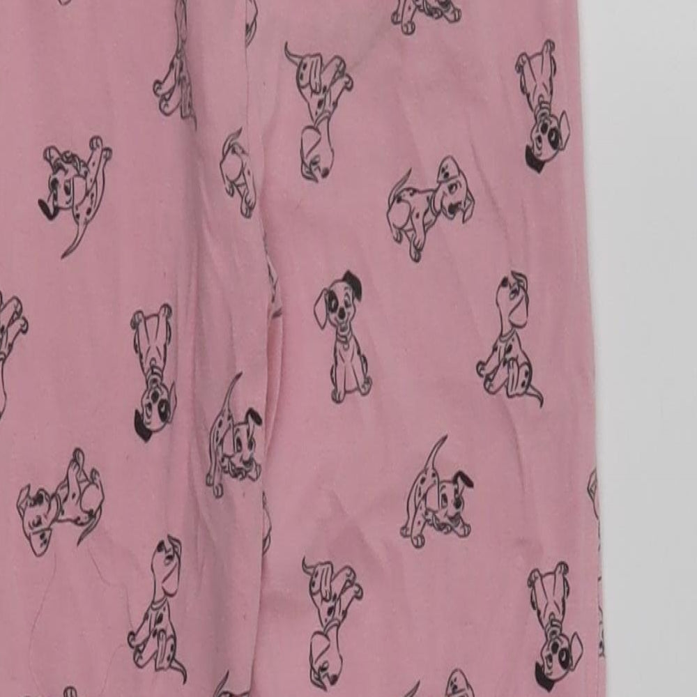 Very Girls Pink Geometric Cotton  Pyjama Pants Size 6-7 Years   - Dalmatian Print
