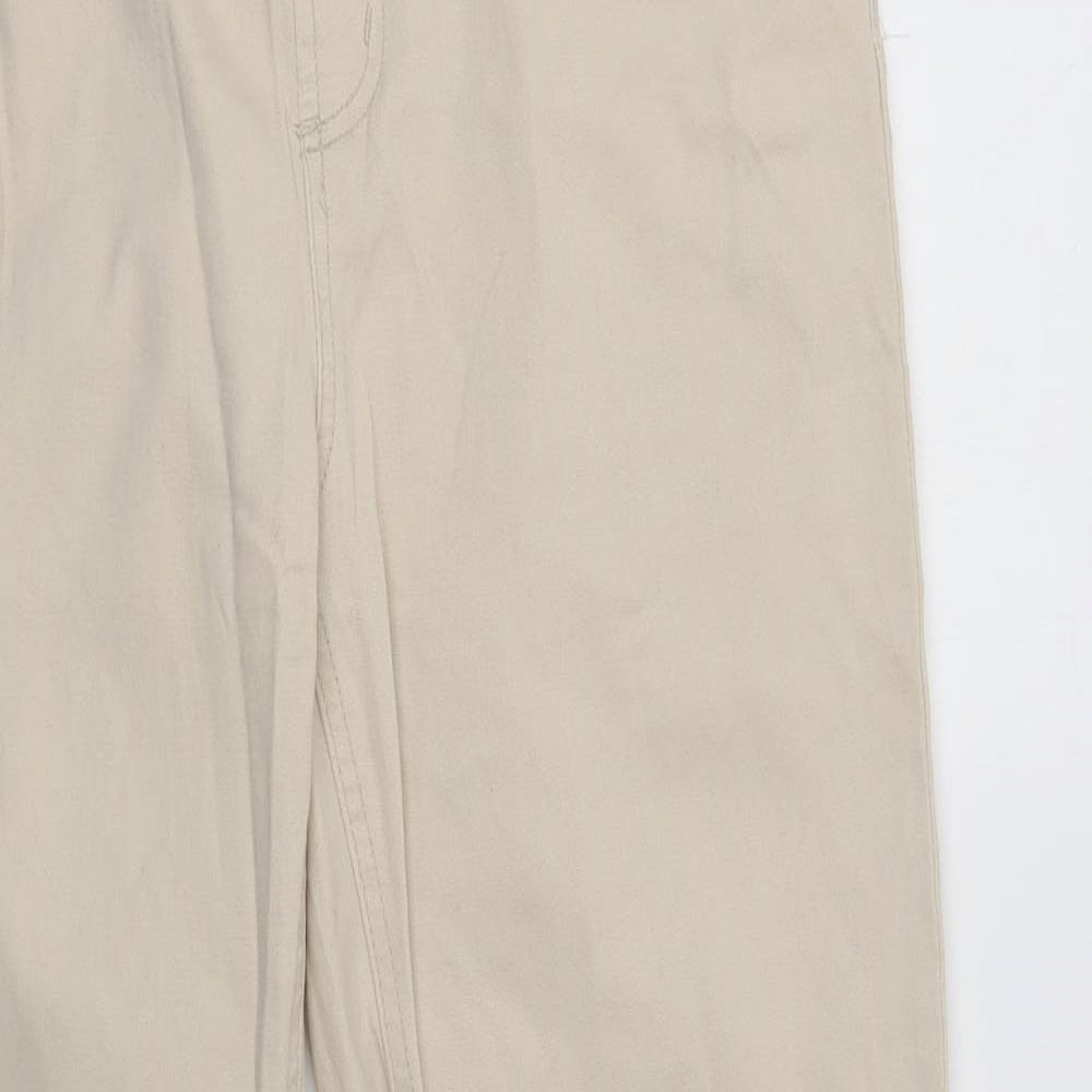 Dunnes Stores Womens Beige  Cotton Jegging Jeans Size 14 L28 in Regular