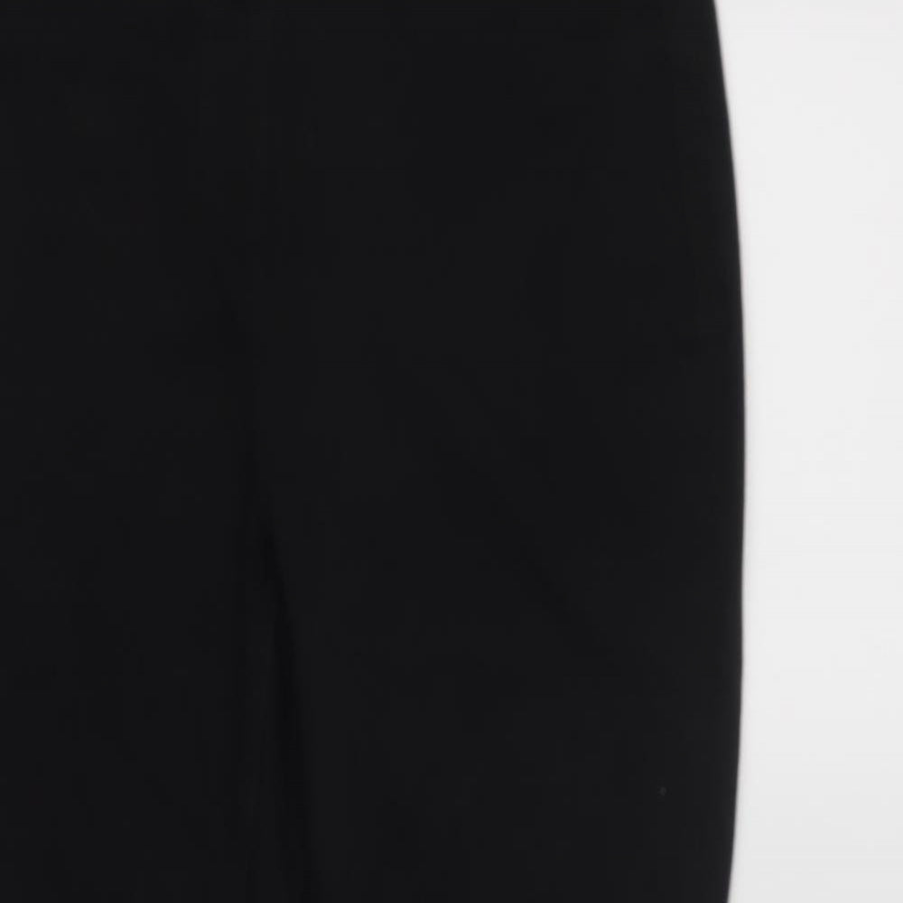 NEXT Womens Black  Cotton Cropped Jeans Size 14 L26 in Regular