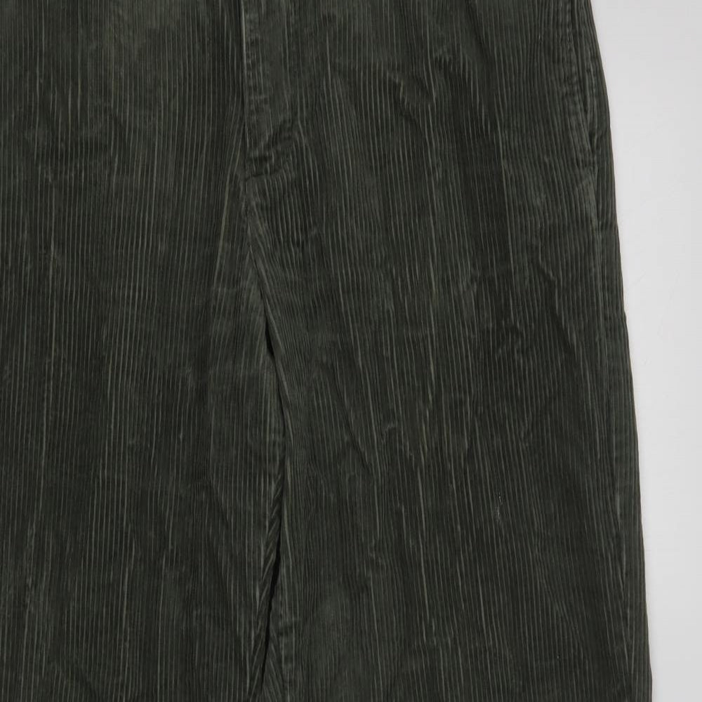 Timberland Mens Green  Cotton Trousers  Size 36 L32 in Regular Button