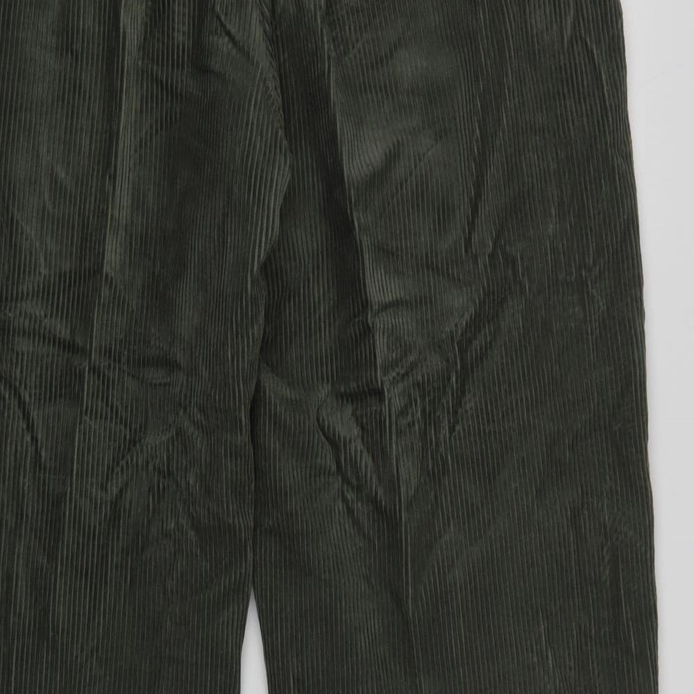 Timberland Mens Green  Cotton Trousers  Size 36 L32 in Regular Button