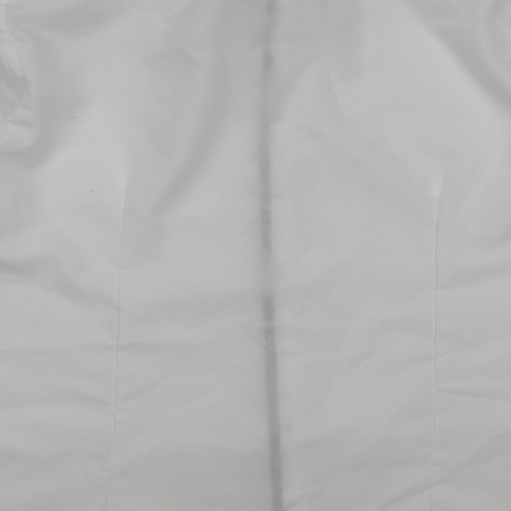 Venti Mens White  Cotton  Dress Shirt Size 16.5 Collared Button