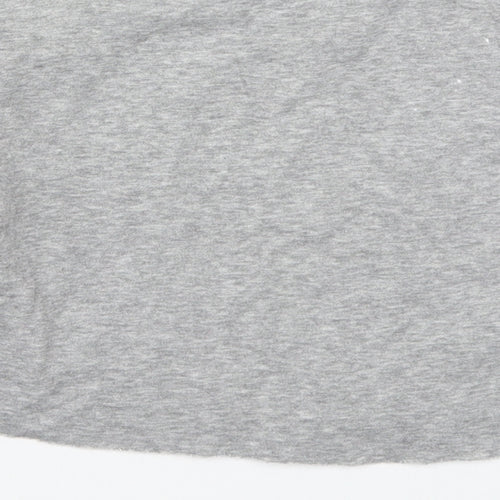 New Look Girls Grey  Cotton Pullover Sweatshirt Size 9 Years  Pullover - Girl Power